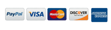 Accepted payment cards